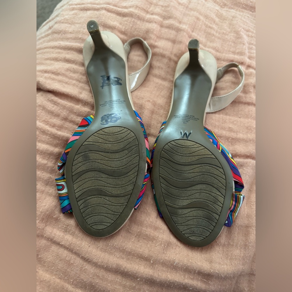Colorful Slingback Sandals - Picture 3 of 5
